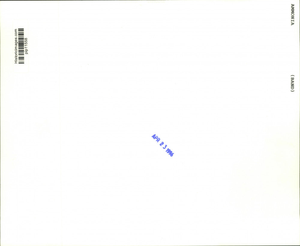 1996 Press Photo Ammonia, Band - pip11558