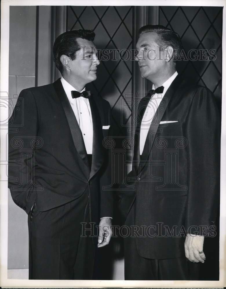 Load image into Gallery viewer, Press Photo Byron Palmer &amp; Bob Paige Co-Host NBC's "Bride and Groom" - pip11706
