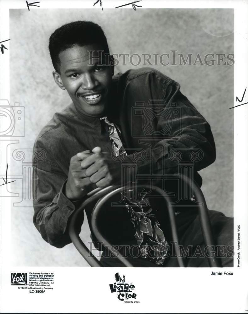 1993 Press Photo Actor and Comedian Jamie Foxx of "In Living Color" - pip11903- Historic Images