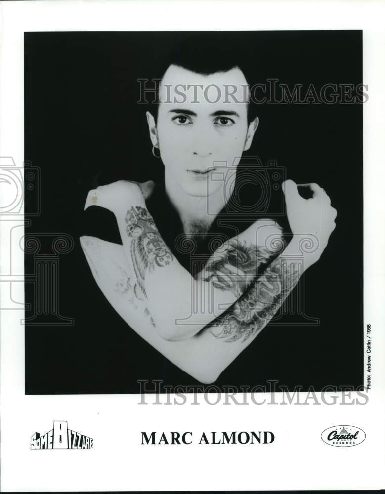 1988 Press Photo English Musician Marc Almond - pip15082- Historic Images