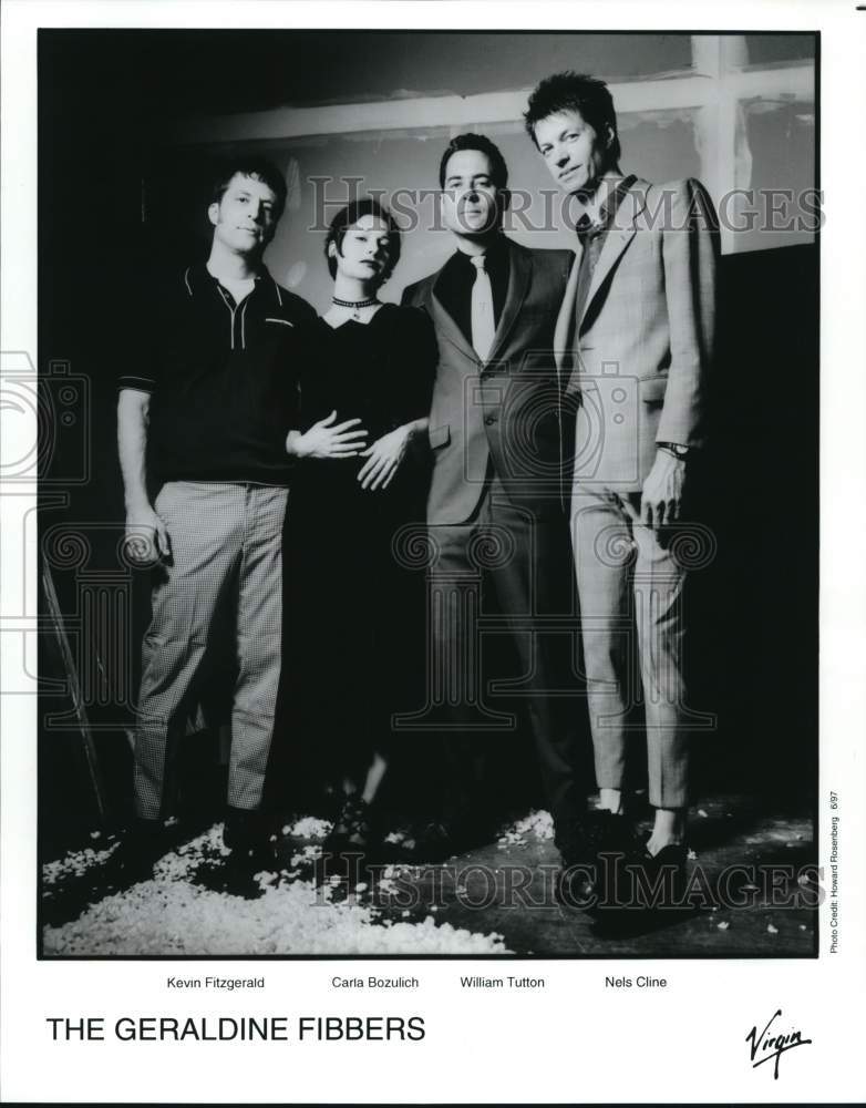 1997 Press Photo Members of alternative band &quot;The Geraldine Fibbers&quot; - pip15603- Historic Images