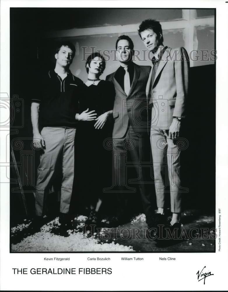 1997 Press Photo Members of alternative band "The Geraldine Fibbers" - pip15603- Historic Images