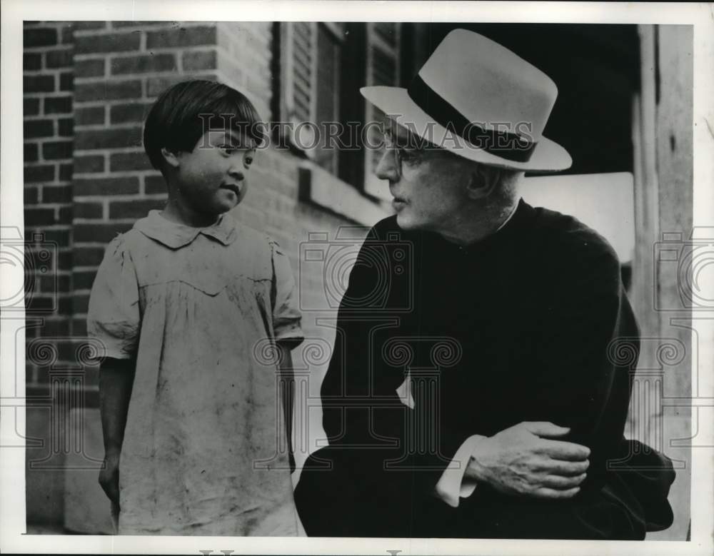 Press Photo Father William R. Booth, author of the &quot;Korean Purgatory.&quot;- Historic Images