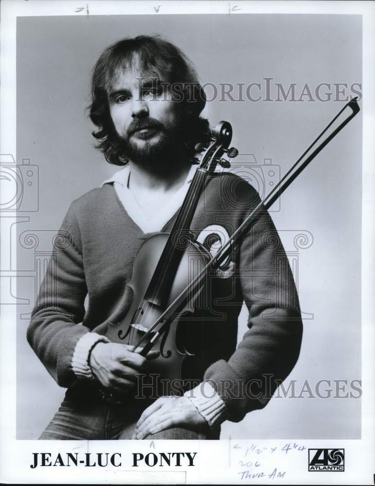 1978 Press Photo Jean-Luc Ponty, French jazz violinist and composer. - pip18609- Historic Images