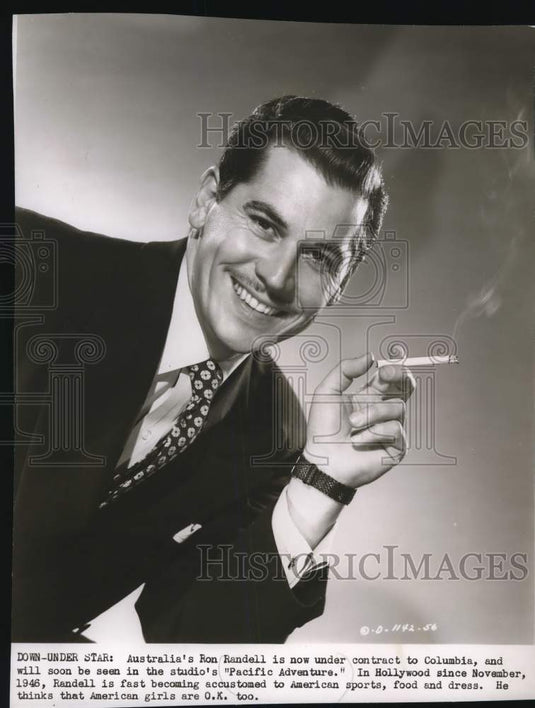 1948 Press Photo Ron Randell in a scene from 