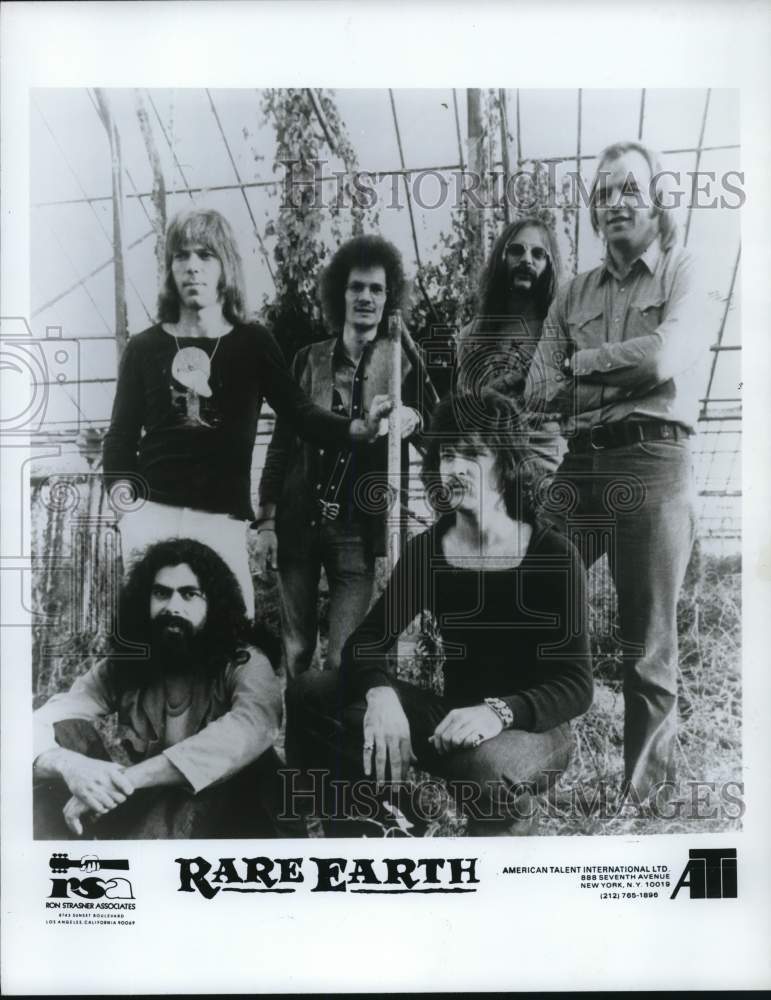 1973 Press Photo Members of the band "Rare Earth" - pip19917- Historic Images