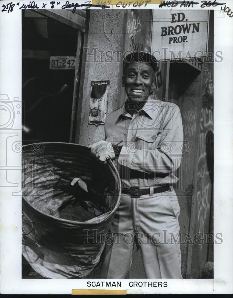 1975 Press Photo Scatman Crothers, jazz singer, musician and actor. - pip21361- Historic Images