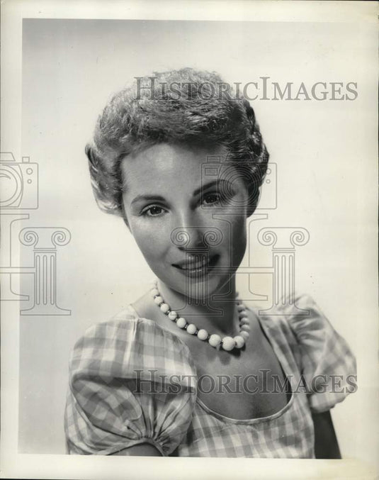 1953 Press Photo Actress Susan Douglas, Star of 