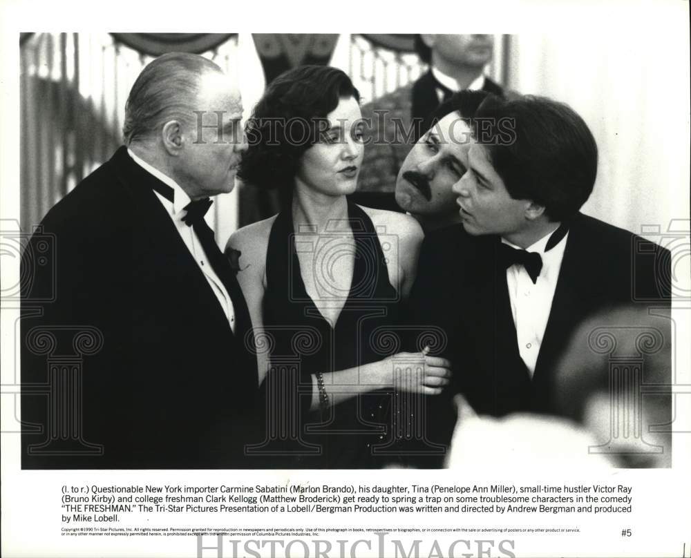 1990 Press Photo "The Freshman" Movie Scene - pip26168- Historic Images