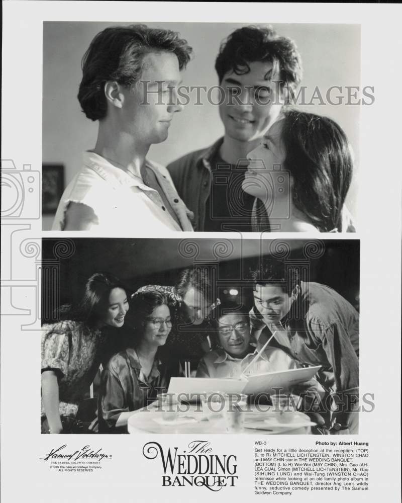 1993 Press Photo &quot;The Wedding Banquet&quot; Movie Scenes - pip27438- Historic Images
