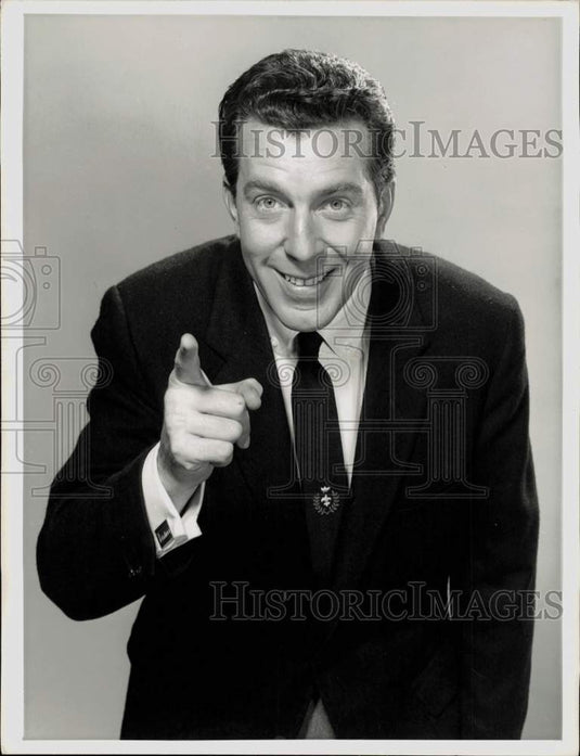 1956 Press Photo Bill Leyden, Host of 