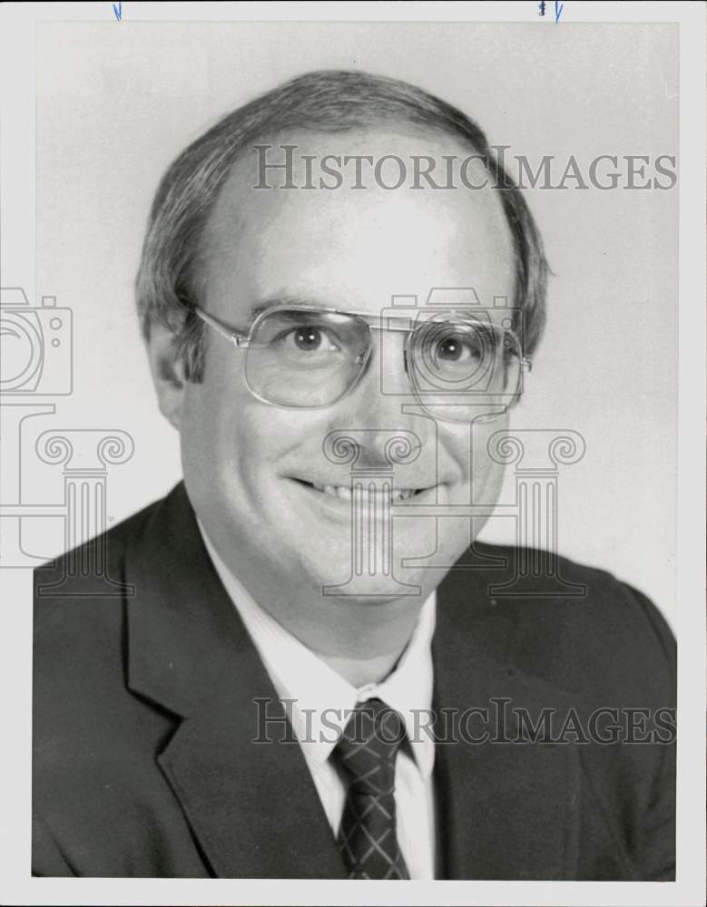 1985 Press Photo Pete Axthelm, NBC Sports Commentator - pip29003- Historic Images