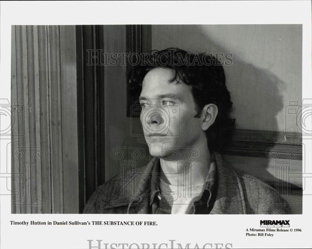 1996 Press Photo Timothy Hutton as the sensitive son in "The Substance of Fire"- Historic Images