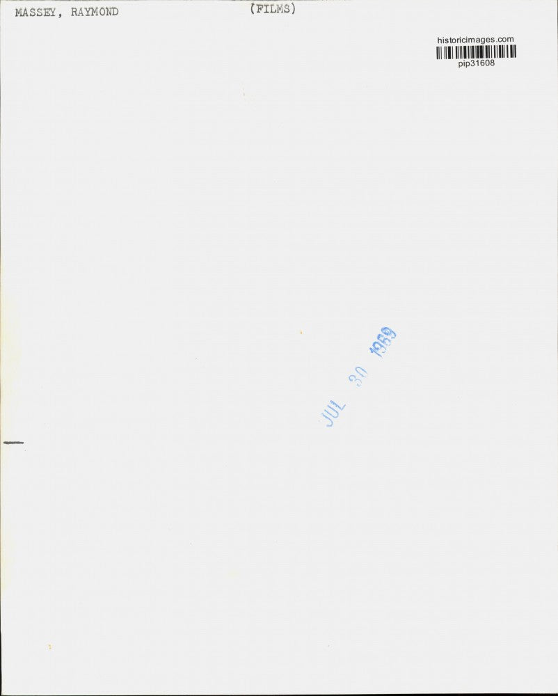 1969 Press Photo Raymond Massey stars in "Mackenna's Gold" - pip31608