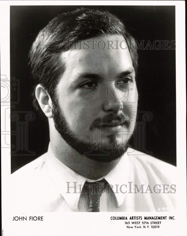 1989 Press Photo Conductor John Fiore - pip32473