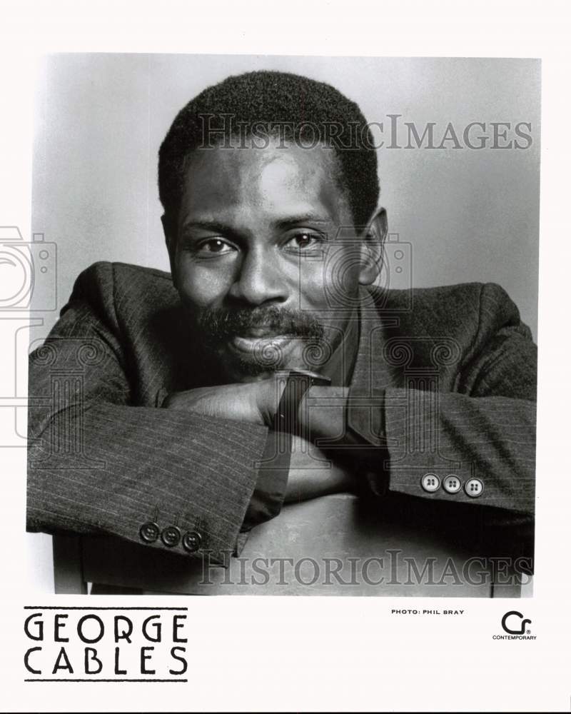 1987 Press Photo Musician George Cables - pip32649