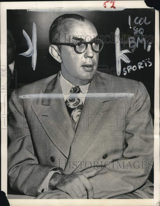 1952 Press Photo University of California track coach and A.D. Brutus Hamilton- Historic Images