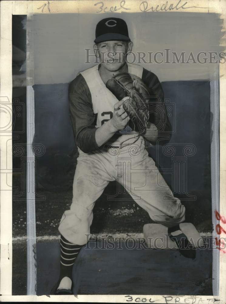 1957 Press Photo Baseball player Don Hoak - pis00701- Historic Images