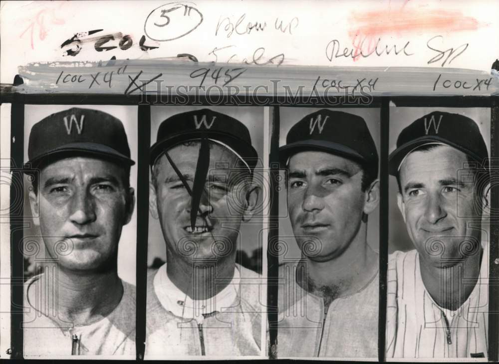 1955 Press Photo Washington Senators Baseball Players Headed To Boston Red Sox- Historic Images