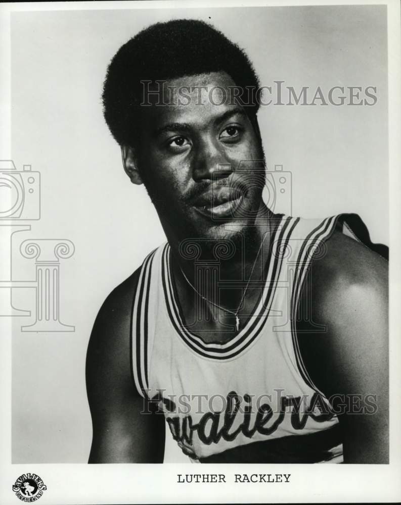 1971 Press Photo Basketball player Luther Rackley, Cleveland Cavaliers- Historic Images