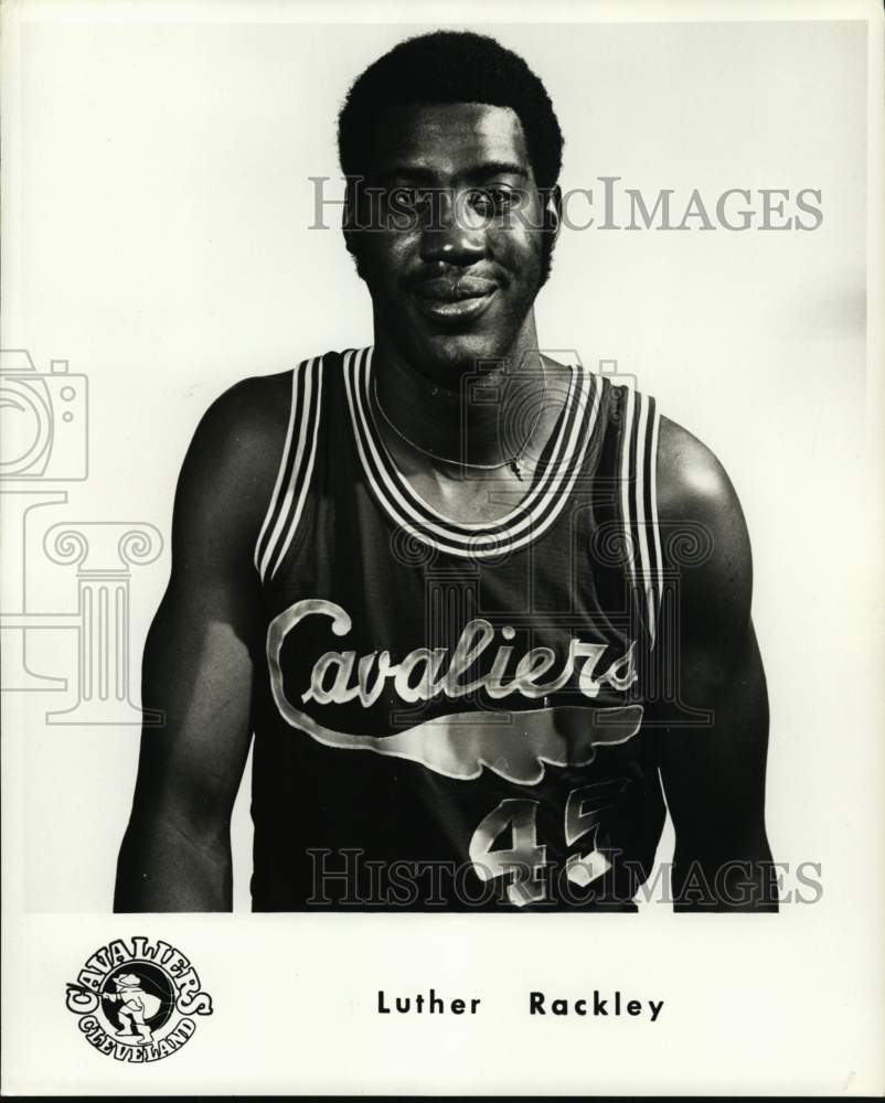 1970 Press Photo Basketball player Luther Rackley, Cleveland Cavaliers- Historic Images