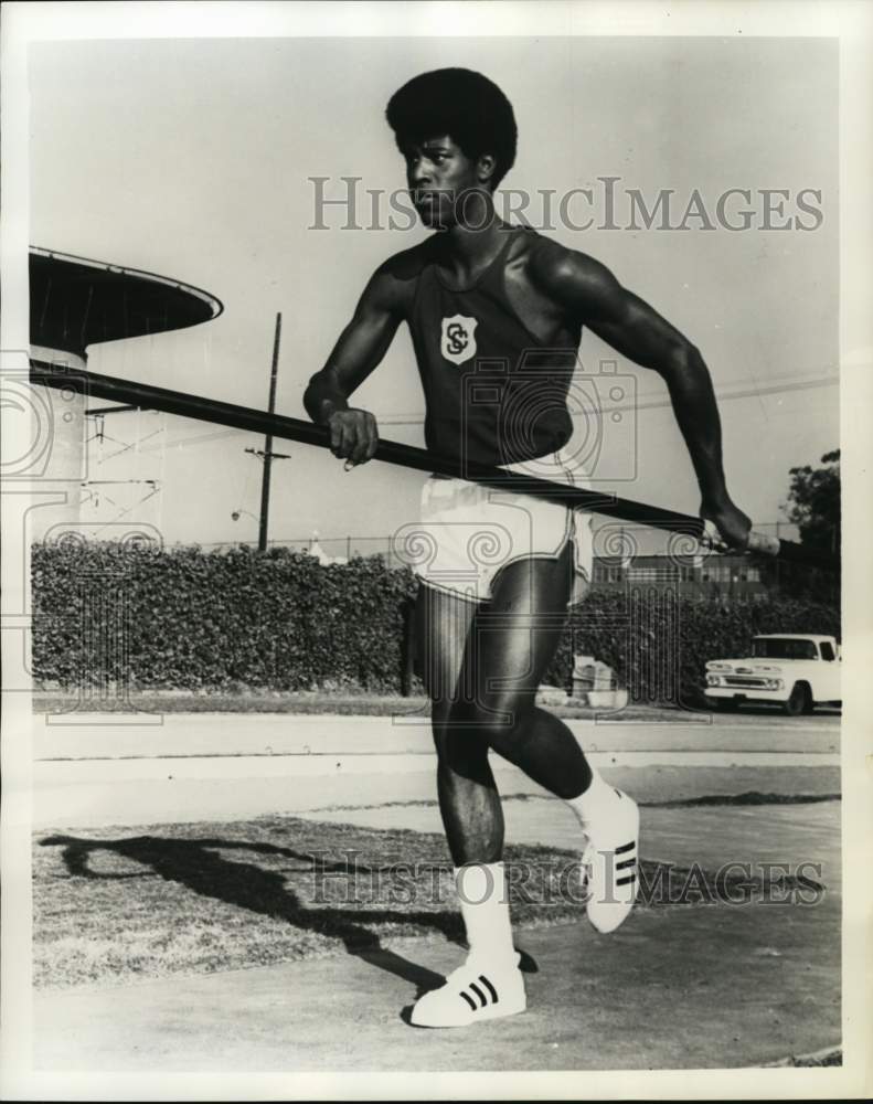 1971 Press Photo Robert Pullard, University of Southern California Pole Vaulter- Historic Images
