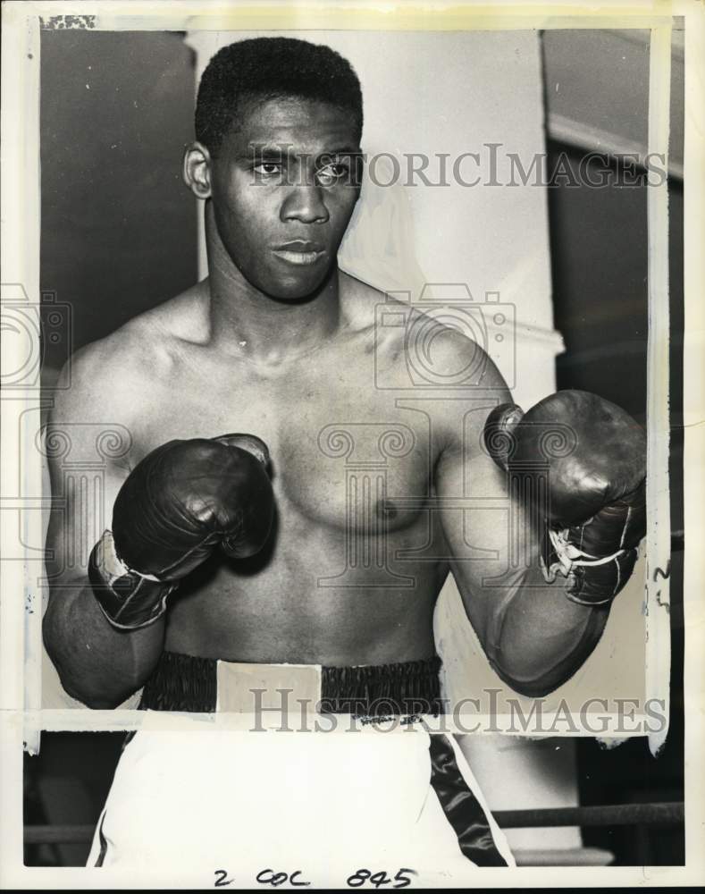1964 Press Photo Boxer Elmer Rush, San Francisco - pis01582- Historic Images