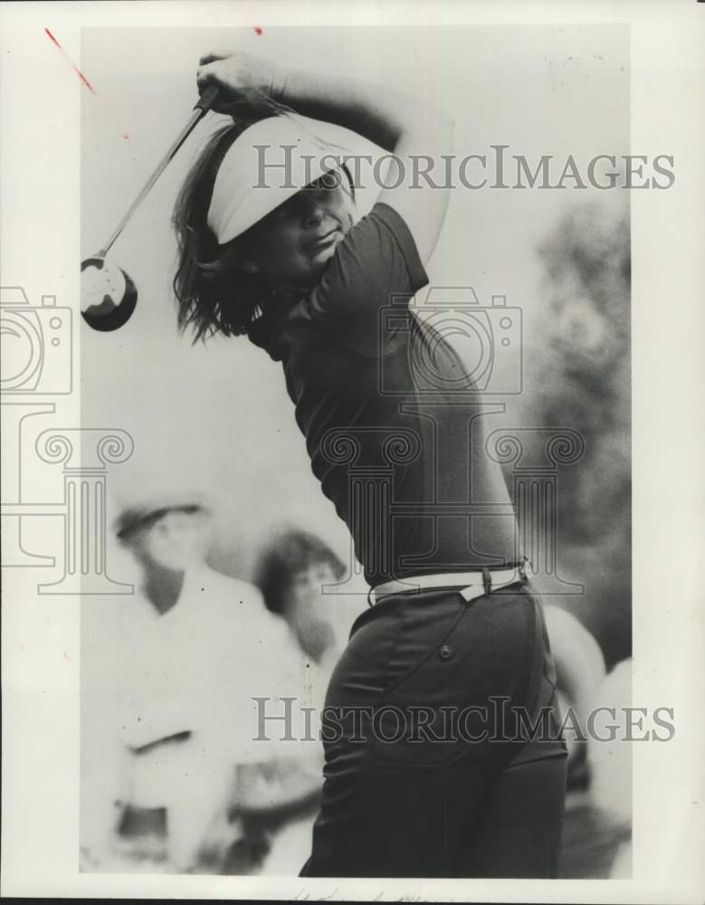 1982 Press Photo Golfer Sandra Post in LGPA play, Hilton Head, South Carolina- Historic Images