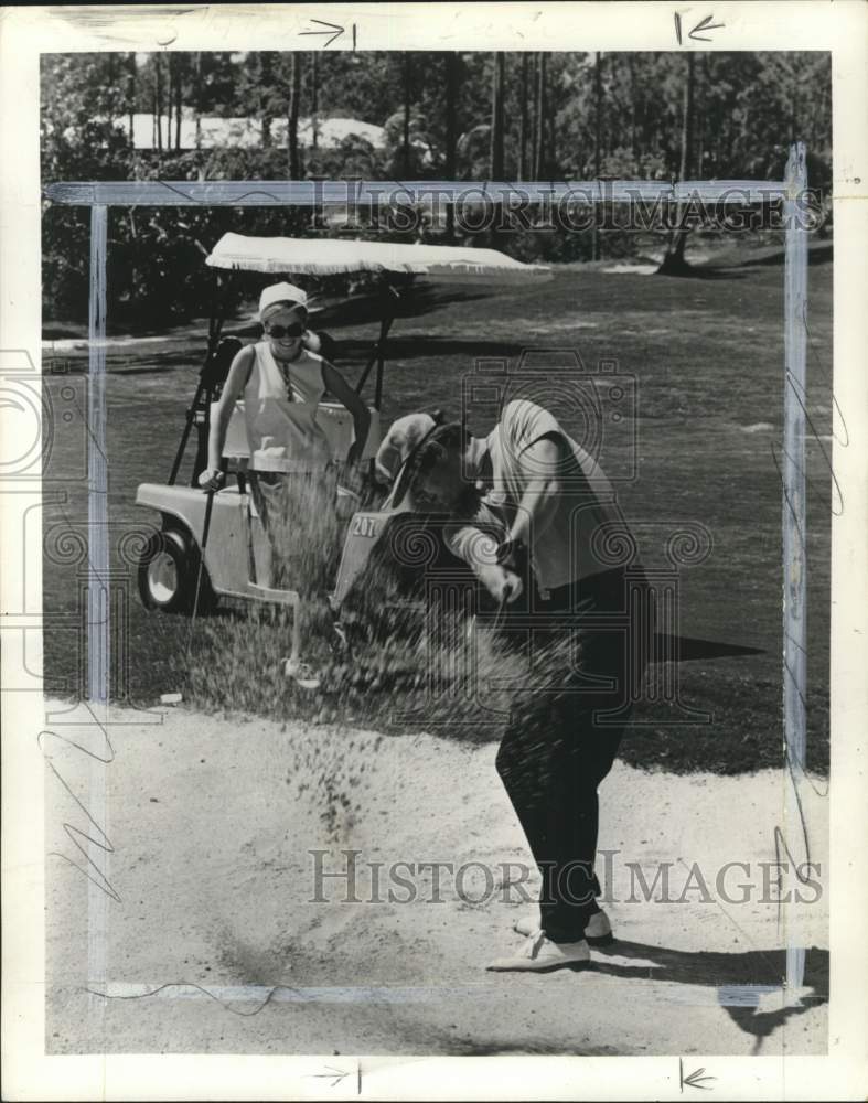 1979 Press Photo Golfers in Freeport, Bahamas - pis02128- Historic Images