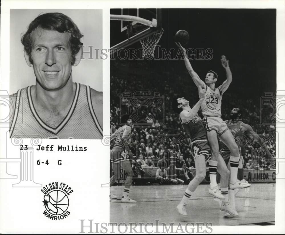 1975 Press Photo Jeff Mullins, Golden State Warriors Basketball Player- Historic Images