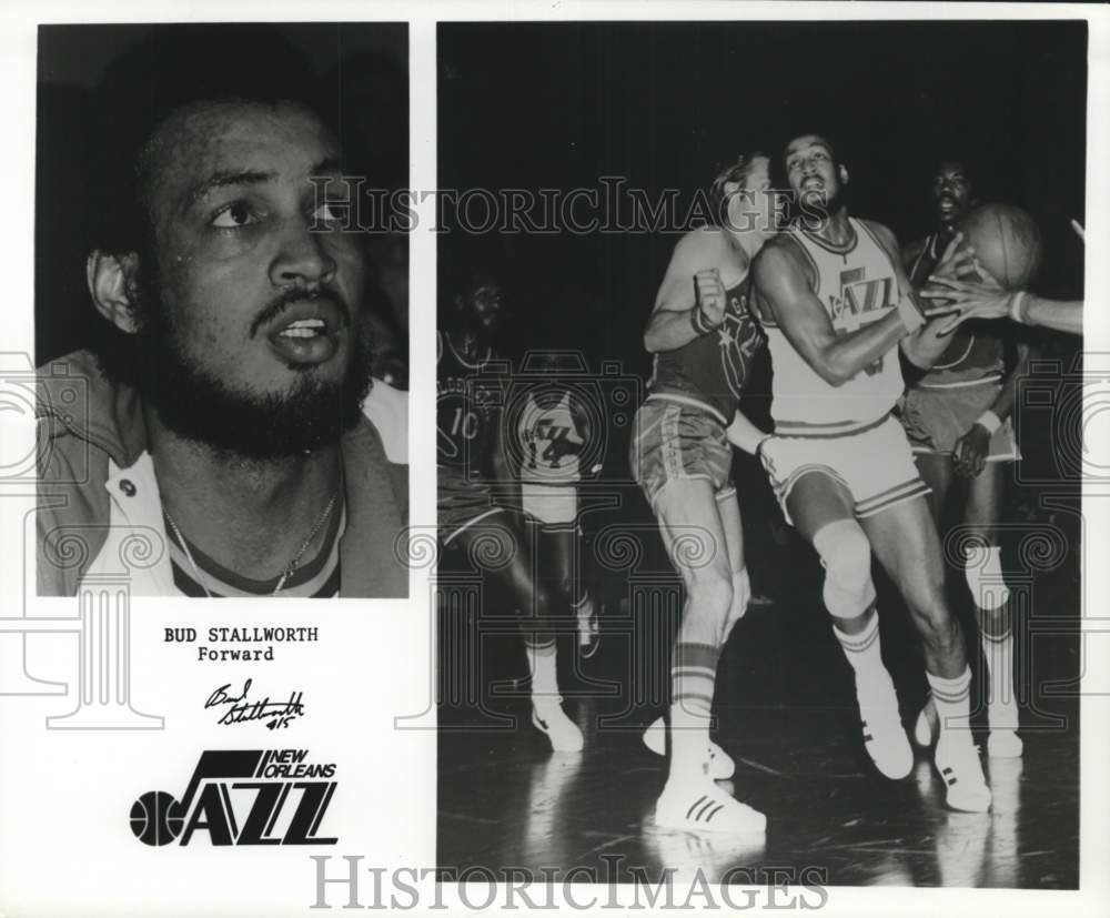 1975 Press Photo Basketball player Bud Stallworth, New Orleans Jazz Forward- Historic Images
