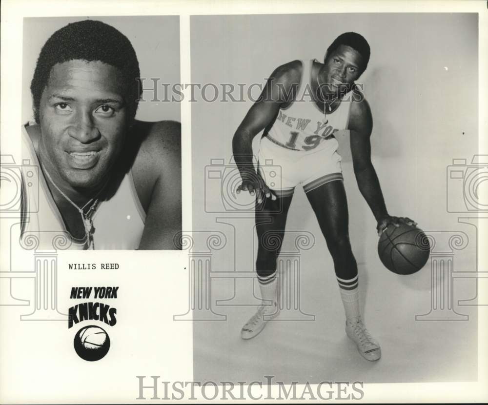 1973 Press Photo Basketball player Willis Reed, New York Knicks - pis02340- Historic Images