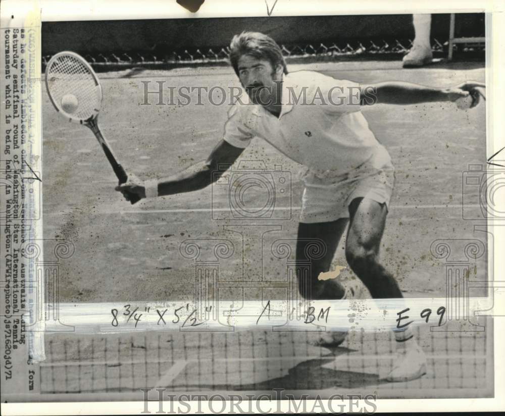 1971 Press Photo Tennis player Marty Reissen, Washington Star International- Historic Images
