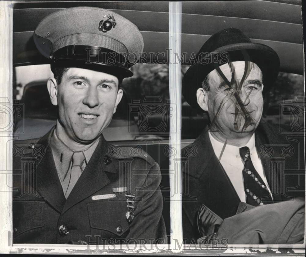 1956 Press Photo Track Athlete Wes Santee & Charles P. Grimes - pis02366- Historic Images