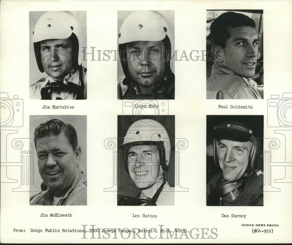 1984 Press Photo Auto Race Drivers - pis02422- Historic Images