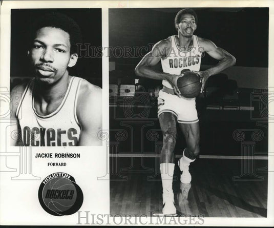 1978 Press Photo Houston Rockets' forward Jackie Robinson - pis02694- Historic Images
