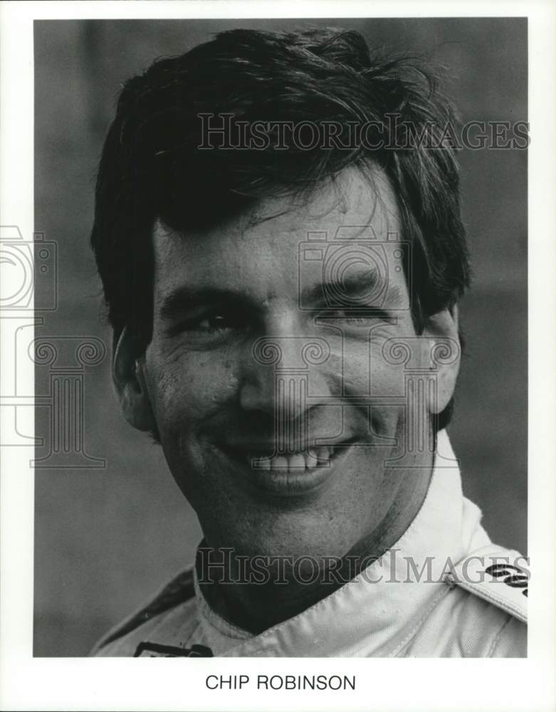 Press Photo Auto racer Chip Robinson - pis02847- Historic Images