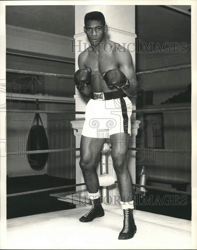 1964 Press Photo Boxer Elmer Rush, San Francisco, California - pis02851- Historic Images