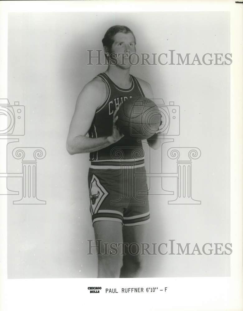 Press Photo Chicago Bulls&#39; basketball player Paul Ruffner - pis02858- Historic Images