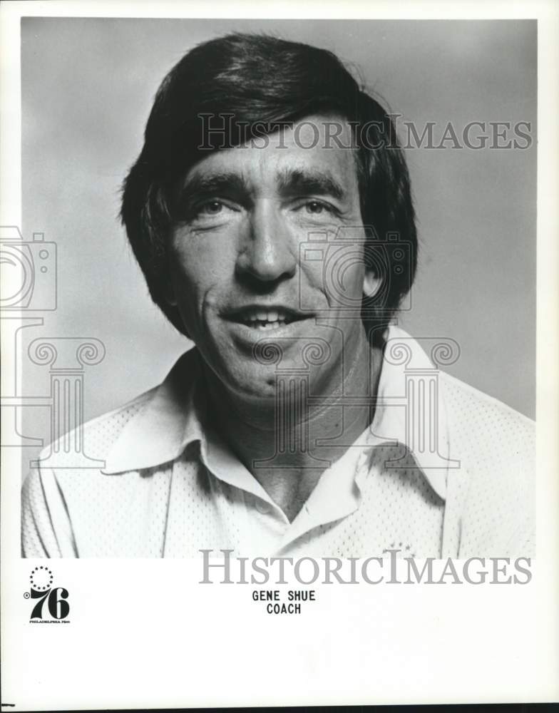 1976 Press Photo Philadelphia 76ers' basketball Gene Shue - pis02874- Historic Images