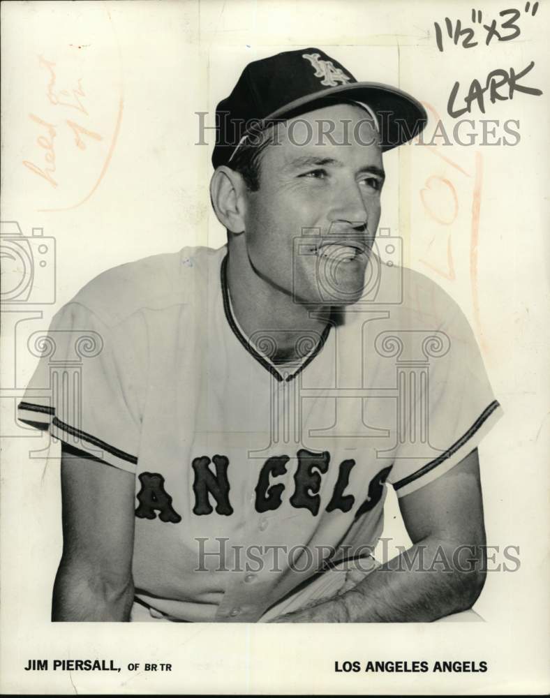 1965 Press Photo Los Angeles Angels baseball player Jim Piersall - pis02955- Historic Images