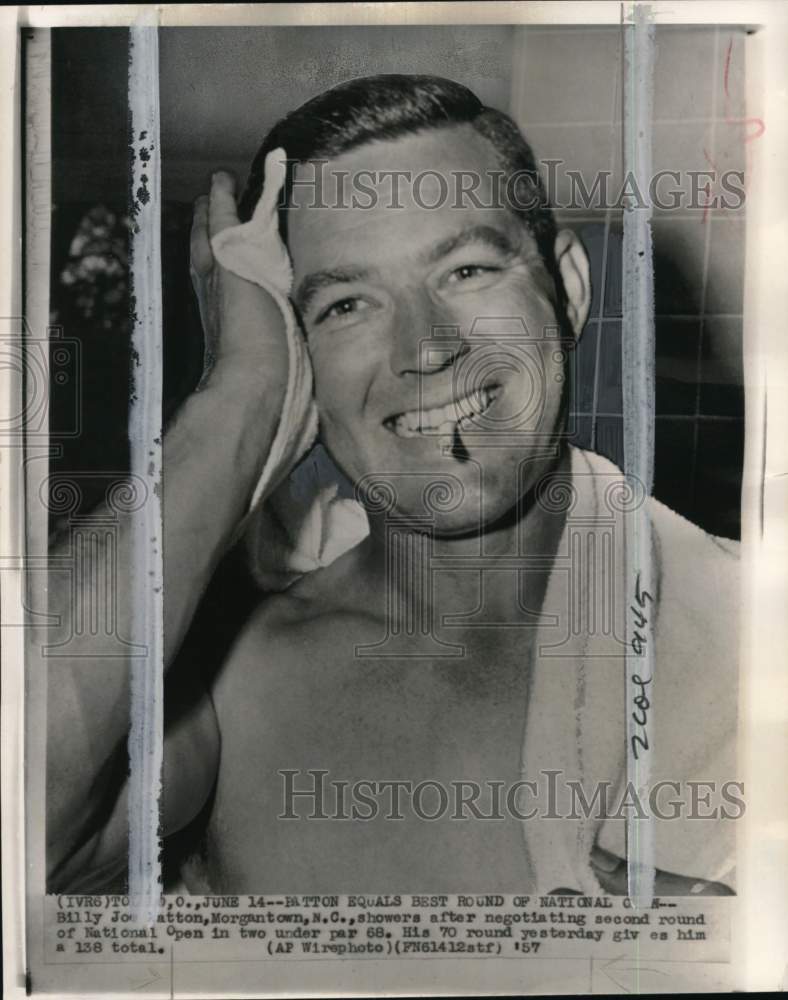 1957 Press Photo Golfer Billy Joe Patton, Toledo, Ohio - pis03102- Historic Images