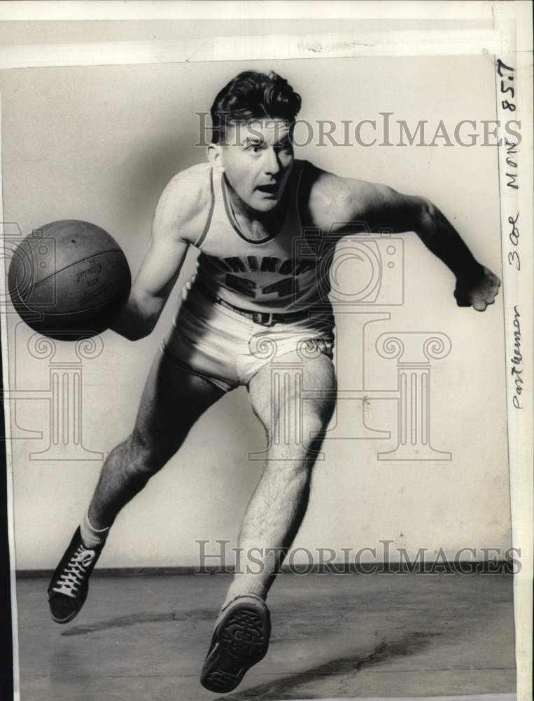 1948 Press Photo University of Washington&#39;s Russ Parthemer, Basketball Player- Historic Images