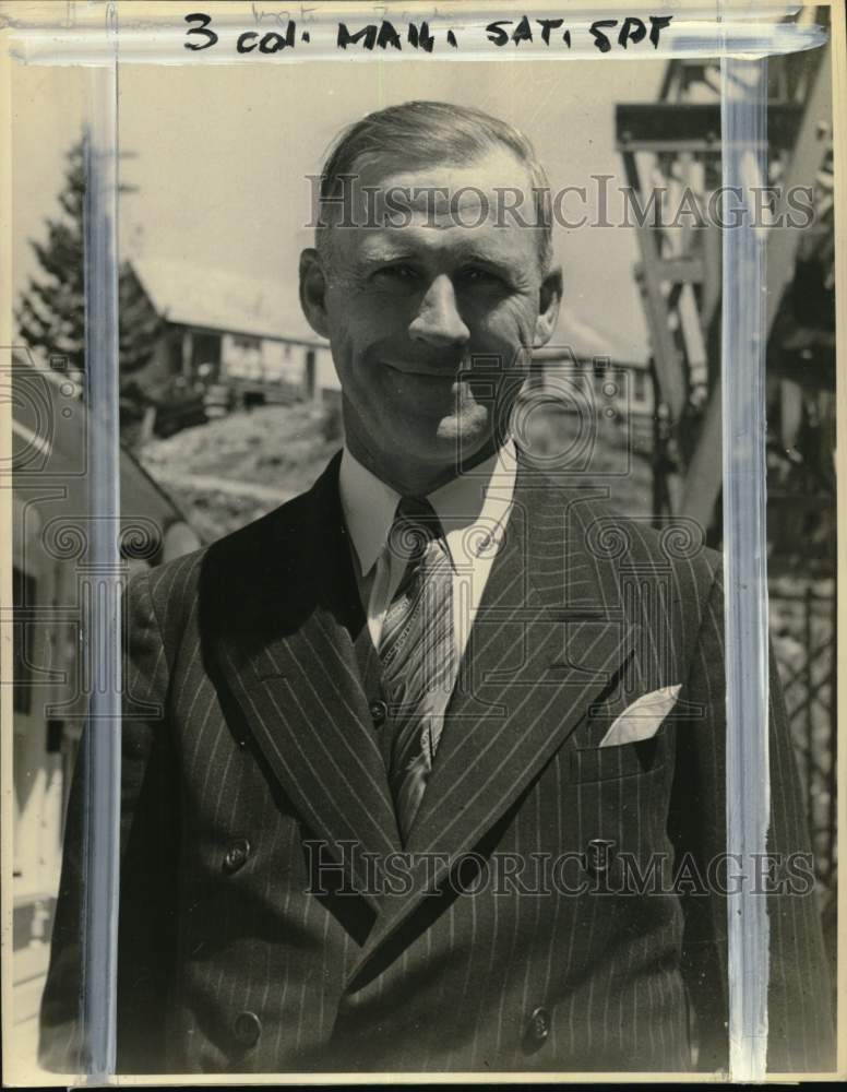 1940 Press Photo Stanford University&#39;s football Clark Shaughnessy, Seattle- Historic Images