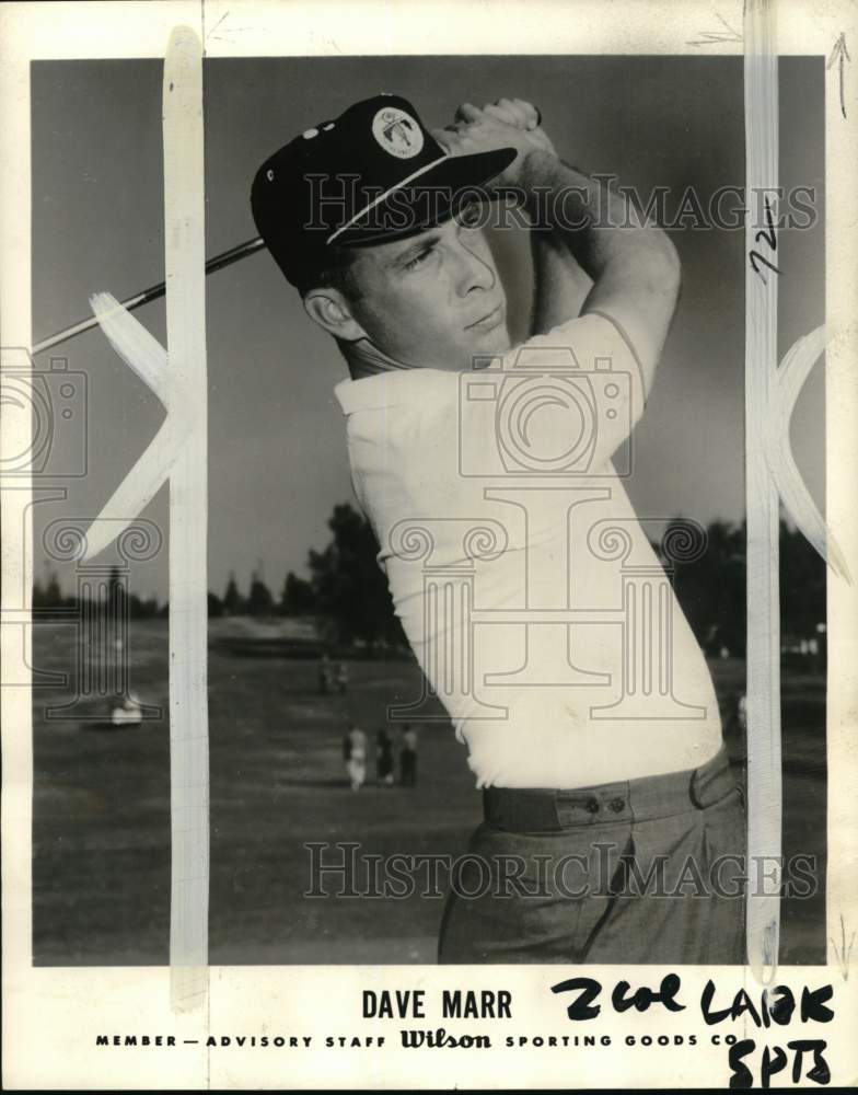 1962 Press Photo Golfer Dave Marr, Seattle Open&#39;s defending champion - pis03343- Historic Images