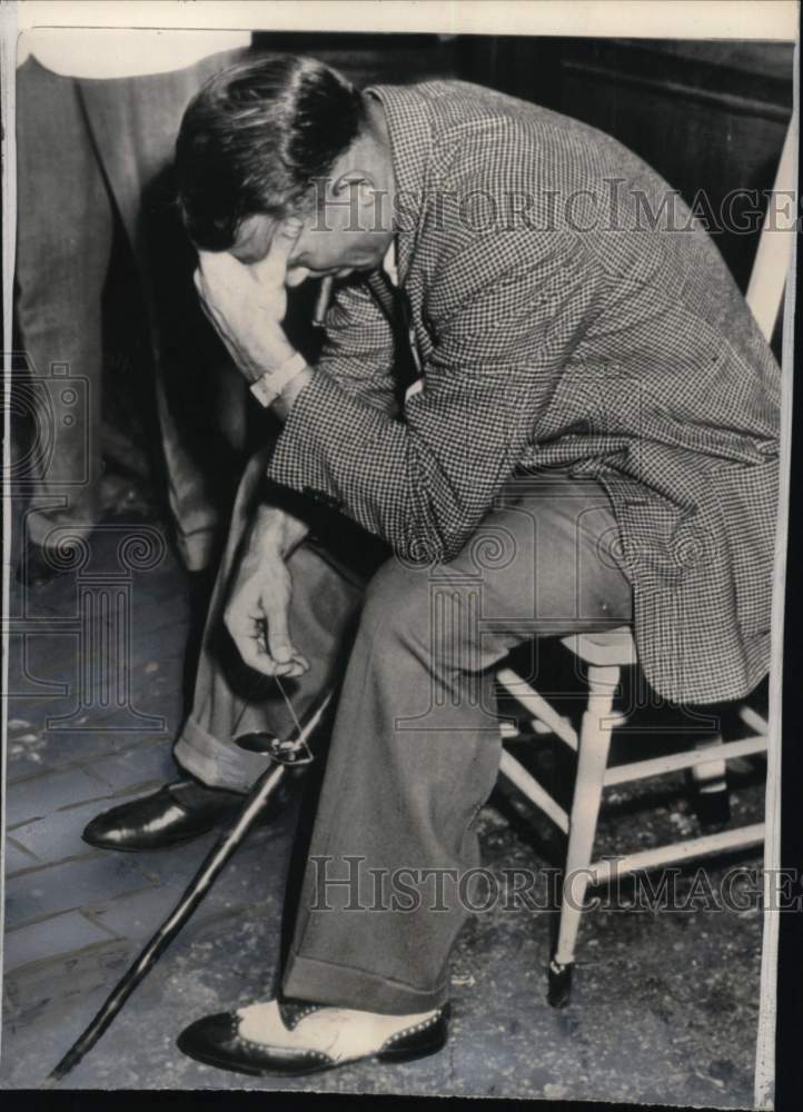 1948 Press Photo Boston Braves&#39; baseball player Eddie Stanky - pis03598- Historic Images