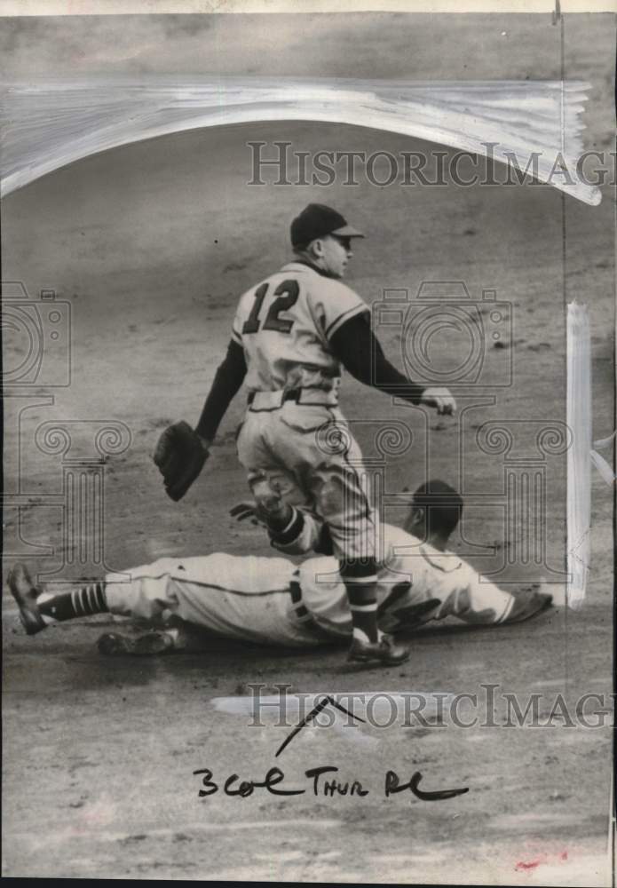 1948 Press Photo New York Giants' baseball player Eddie Stanky - pis03600- Historic Images