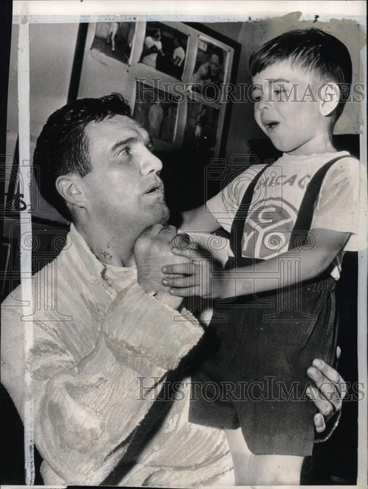 1951 Press Photo Boxer Joey Maxim & George O'Keele - pis03648- Historic Images