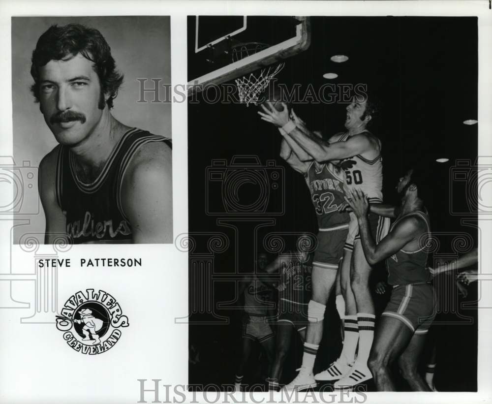 1973 Press Photo Cleveland Cavaliers' Steve Patterson during basketball game- Historic Images