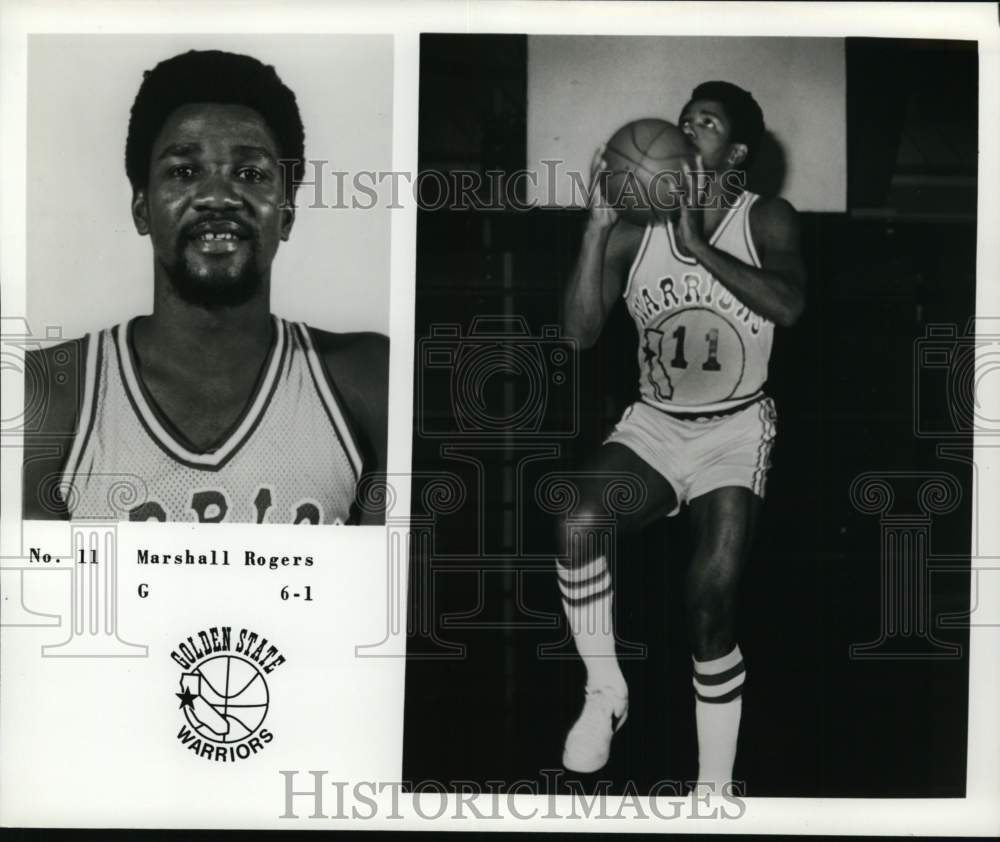1976 Press Photo Golden State Warriors&#39; guard Marshal Rogers - pis03740- Historic Images